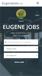 Mobile Screenshot of eugenejobs.net